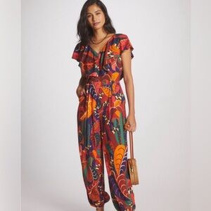 Farm Rio by Anthropologie Ruffled Jumpsuit.  New without tags!